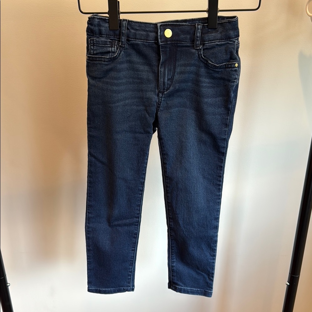 Janie and Jack girls size 5 Dark Blue Denim skinny Jeans